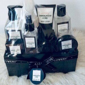 All-Natural Lovery Sandalwood & Oak Body Collection 9 Piece